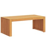 vidaXL Table basse Marron 90 x 45 x 35 cm Bois d'acacia massif