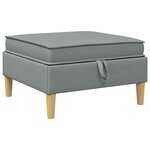 vidaXL Sofa avec rangement Tissu