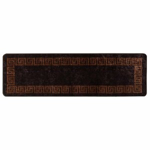 vidaXL Coureur de Tapis MARSA Noir 100 x 300 cm Polyester et PVC