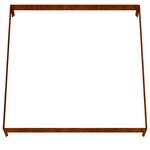 vidaXL Lit surélevé de jardin 100x100x18 5 cm acier corten