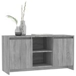 vidaXL Meuble TV Sonoma gris 102x37 5x52 5 cm Bois d'ingénierie