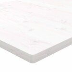 vidaXL Dessus de table blanc 90x90x2 5 cm bois de pin massif