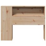 vidaXL Tête de lit avec rangement 75 cm bois massif de pin