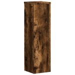 vidaXL Supports pour plantes 2 Pièces chêne fumé bois d'ingénierie