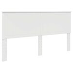 vidaXL Cadre de lit Blanc 180 x 200 cm Bois de pin massif