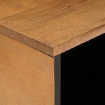 vidaXL Table basse avec étagère Marron clair 80 x 50 x 40 cm