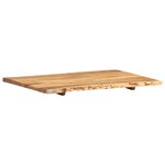 vidaXL Dessus de table Bois d'acacia massif 80x(50-60)x2 5 cm