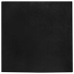 vidaXL Tapis en Fourrure Synthétique de Lapin Olite Noir 160 x 160 cm
