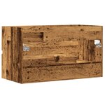 vidaXL Armoire d'évier vieux bois 90x38 5x45 cm bois d'ingénierie