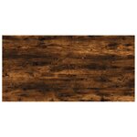 vidaXL Étagères murales 4 Pièces chêne fumé 60x30x1 5cm bois d'ingénierie