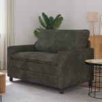 vidaXL Canapé Anthracite 126 x 81 x 87 5 cm Polyester