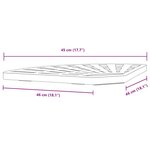 vidaXL Poids de base de parasol et poignée pour parasols à pied croisé