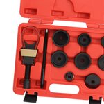 Vidaxl jeu d'outils douilles à bras remorquage pour essieu arrière bmw