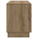 vidaXL Meuble TV Chêne artisanal 99 x 34 5 x 47 cm Bois d'ingénierie