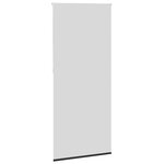 vidaXL Store enrouleur occultant 124 4 x 230 cm  largeur du tissu 120 cm  noir