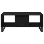 Table basse vidaXL Chêne noir 90x50x36 5 cm Bois reconstitué