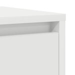 vidaXL Buffet blanc 29 5x34x76 cm bois d'ingénierie
