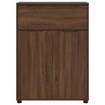 vidaXL Cabinet de salle de bain Chêne brun 72 5 x 36 5 x 100 cm