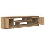 vidaXL Meuble TV chêne artisanal 188 5x41x50 cm bois d'ingénierie