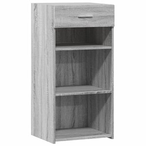 vidaXL Buffet sonoma gris 45x42 5x93 cm bois d'ingénierie