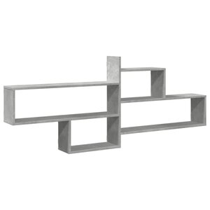vidaXL Étagère murale gris béton 167 5x18x68 cm bois d'ingénierie