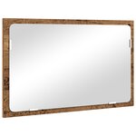vidaXL Ensemble meuble salle de bain 2 pièces Bois ancien Bois d'ingénierie