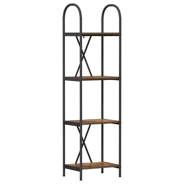 vidaXL Étagère Chêne fumé 40 x 30 x 146 cm Bois d'ingénierie