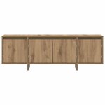 vidaXL Meuble TV chêne artisanal 120x30x40 5 cm bois d'ingénierie