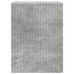 vidaXL Meuble TV mural Béton 30 x 31 x 40 cm Bois d'ingénierie