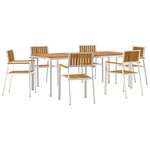 vidaXL Ensemble de repas extérieur 7 Pièces