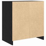 vidaXL Buffet Chêne noir 70 x 41 x 75 cm Bois d'ingénierie