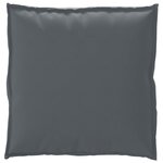 vidaXL Set de coussins de palette 2 Pièces Anthracite Tissu Oxford