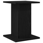 Support de plante vidaXL 2 Pièces Chêne noir 30x30x40 cm Bois reconstitué