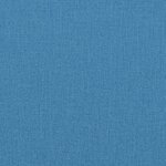 vidaXL Coussins de palette lot de 3 bleu mélangé tissu