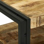 vidaXL Table basse Marron 120 x 50 x 38 cm bois de manguier massif