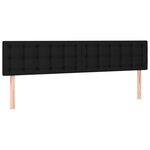 vidaXL Sommier à lattes de lit avec matelas Noir 160x200 cm Tissu