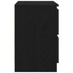 vidaXL Meuble TV noir 60x35x54 cm bois d'ingénierie