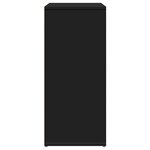 vidaXL Buffet noir 60x31x70 cm bois d'ingénierie