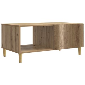 vidaXL Table basse Chêne artisanal 90 x 50 x 40 cm Bois d'ingénierie