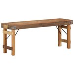vidaXL Banc 110x35x46 cm en bois massif récupéré