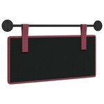 vidaXL Tête de lit suspendue Tissu