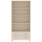 vidaXL Buffet HAMAR Bois massif de pin Marron miel