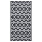 vidaXL Tapis d'extérieur Noir 120x180 cm PP