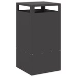 Feu de camp vidaXL Noir 50x50x100 cm Acier