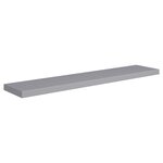 vidaXL Étagère murale flottante gris 120x23 5x3 8 cm MDF