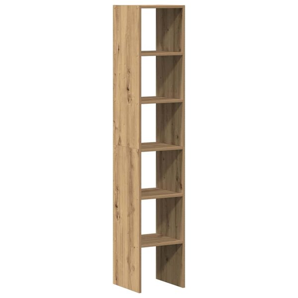 vidaXL Bibliothèques 2 Pièces empilable chêne artisanal bois d'ingénierie