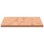 vidaXL Dessus de bureau 115x55x2 5 cm bois massif de hêtre