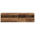 vidaXL Meubles TV muraux 2 Pièces Bois Ancien 80 x 30 x 40 cm