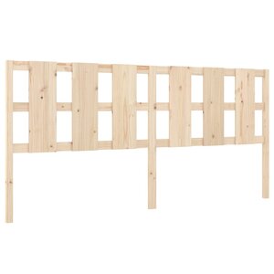 vidaXL Tête de lit 205 5x4x100 cm Bois massif de pin
