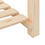 vidaXL Cache-pot de jardin avec étagère Beige 71 x 37 x 76.5 cm